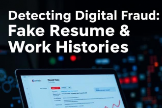 Detecting Digital Fraud: Fake Resumes & Work Histories